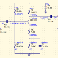 Diseño de un amplificador de audio en Emisor Común con Qucs